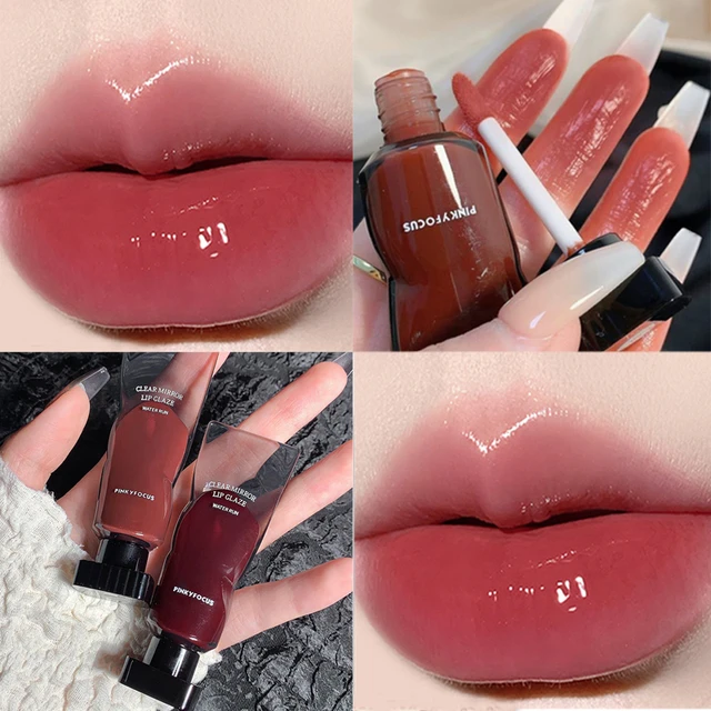 Mirror Lip Gloss Moisturizing Sexy Red Lip Tint Water Light