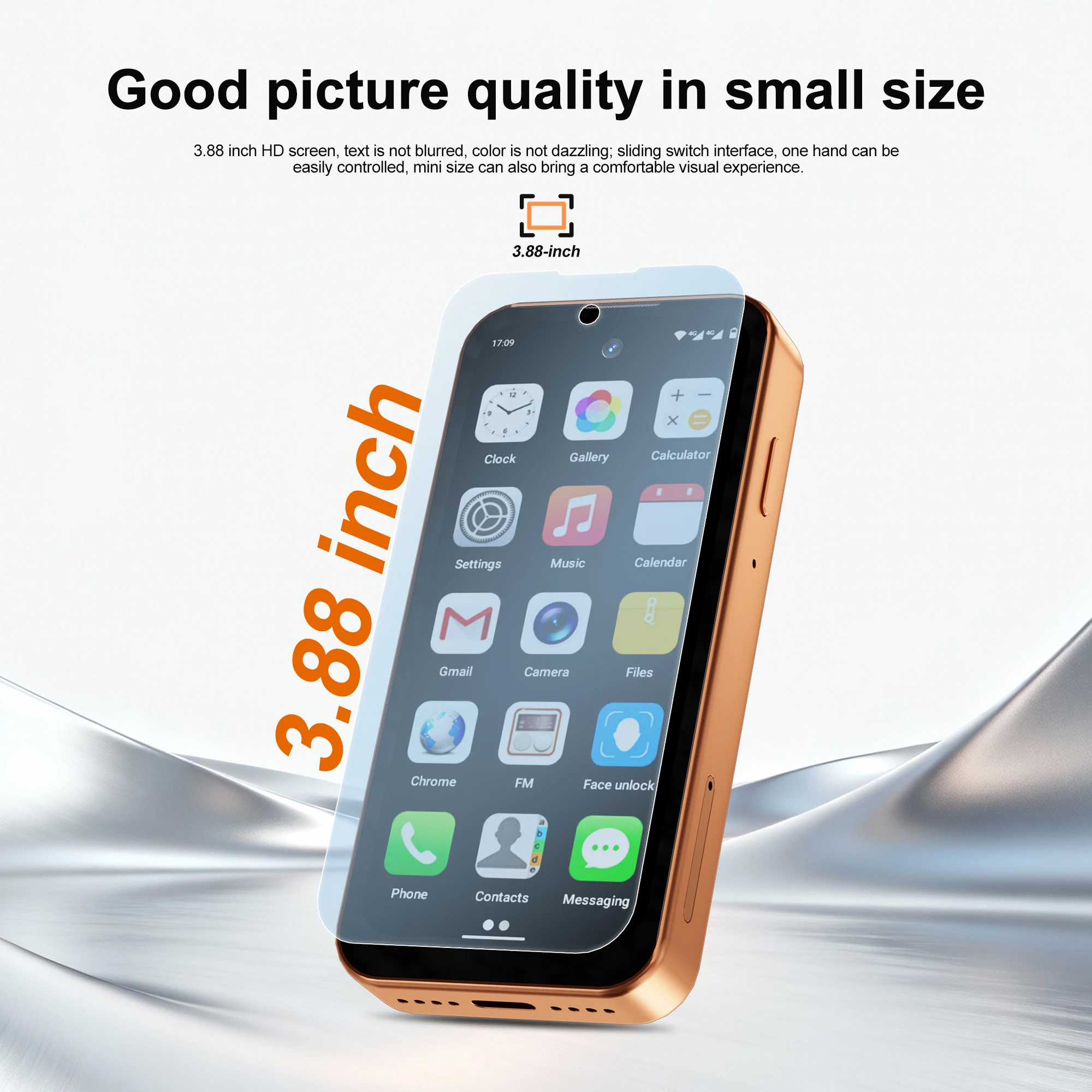 SERVO 19 Air 4G LTE Mini Smartphone Android 12.0 System 6GB+128GB Play Store Face Unlock GPS Dual SIM 3.88" Small Smart Phones