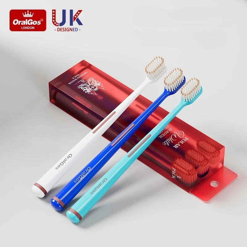 3PC advanced adult soft bristled wide head toothbrush with 44 hole SPA ...