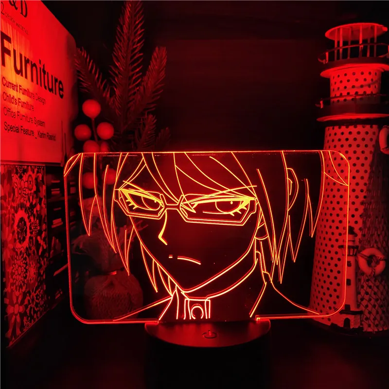 

Anime Figures Night Lights Danganronpa Byakuya Togami Cartoon LED Lamp 3D Action Figure Children Toys Lighting Kids Gift