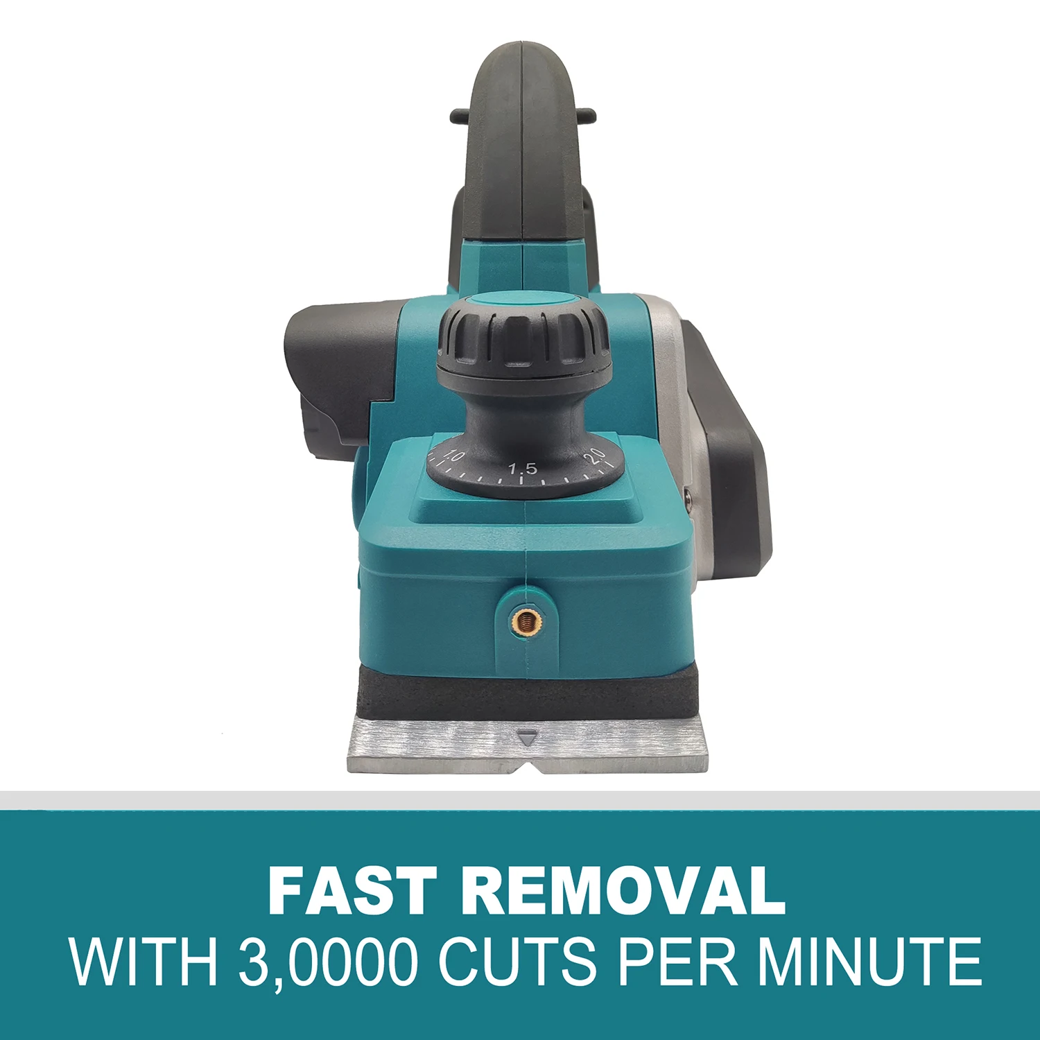 Cordless Electric Hand Planer Home DIY Furniture Cutting Tool Power Planer for Woodworking fit Makita 18v Battery(No Battery) 3