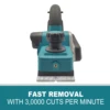 Cordless Electric Hand Planer Home DIY Furniture Cutting Tool Power Planer for Woodworking fit Makita 18v Battery(No Battery) 3