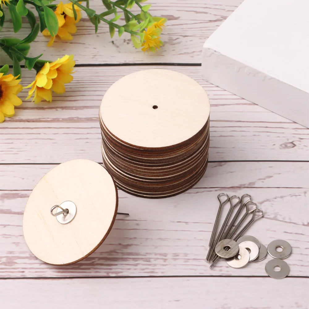10 Sets Wood Joints Connectors For Handmade Teddy Bear Craft Children Kids Toy DIY Scrapbooking Manual Handicraft Accessory 4