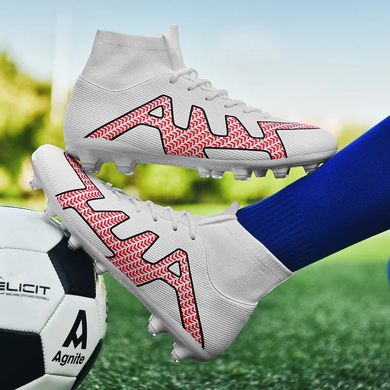 2024 Child's Society Cleats Long Spikes Society Soccer Shoes Unisex Outdoor Training Football Boots Man Free Shipping Wholesale