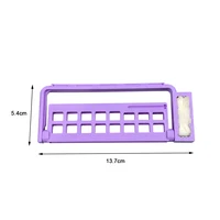 1 pièce Support de rangement pour lime endodontique dentaire avec éponge de nettoyage, autoclavable, organisateur de lime pour canal radiculaire dentaire, 16 trous 6