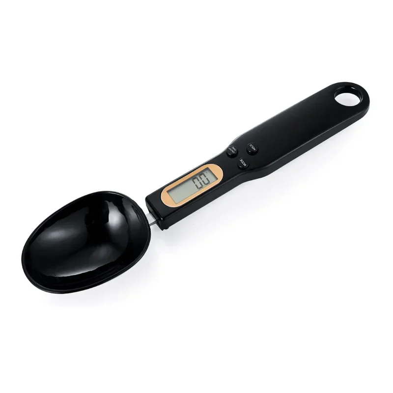 Electronic Kitchen Scale 500g 0.1g Spoon Scale Display Digital Weight Measuring Spoon Digital Mini Kitchen Tool Black