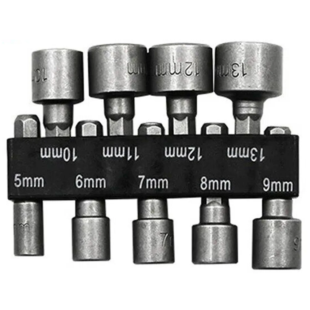 Comprehensive Steel Screwdriver Nut Socket Bits Set Includes 9pcs Screwdrivers and 14pcs Nut Driver Socket Bits