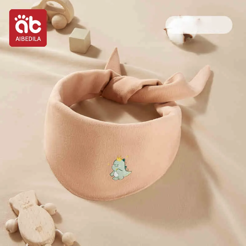 AIBEDILA Cotton Baby Triangle Scarf autumn winter warm windproof neckerchief kids mouth towel boys girls children scarf