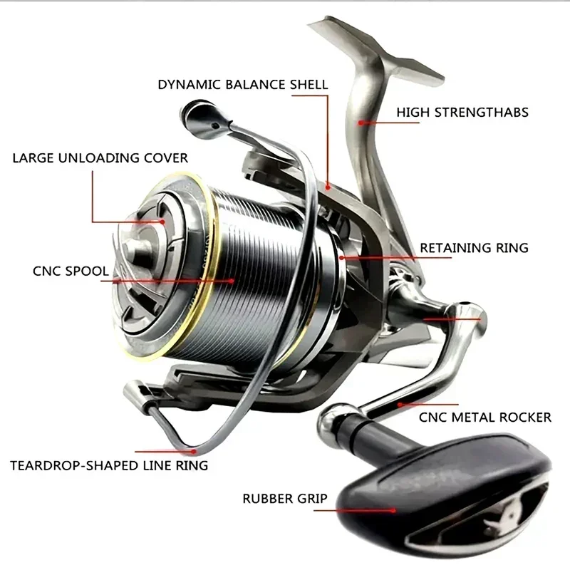 NGK Big Fishing Reels Spinning Reel Max Drag 20KG Powerful