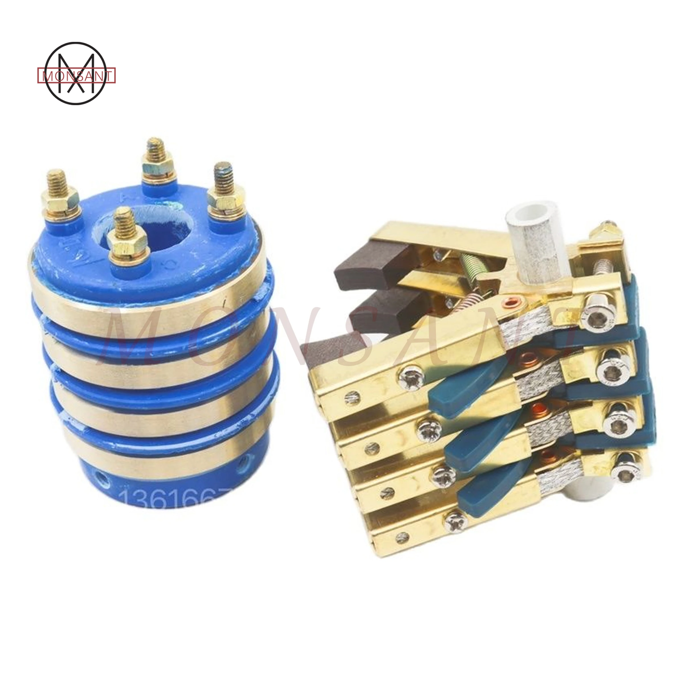 2 Road 4Road Collector Ring 20X50 Telaio Con Spazzola Di Carbone A Spina Di Pesce 6X12 Anello Conduttivo Accessori Per Confezionatrici