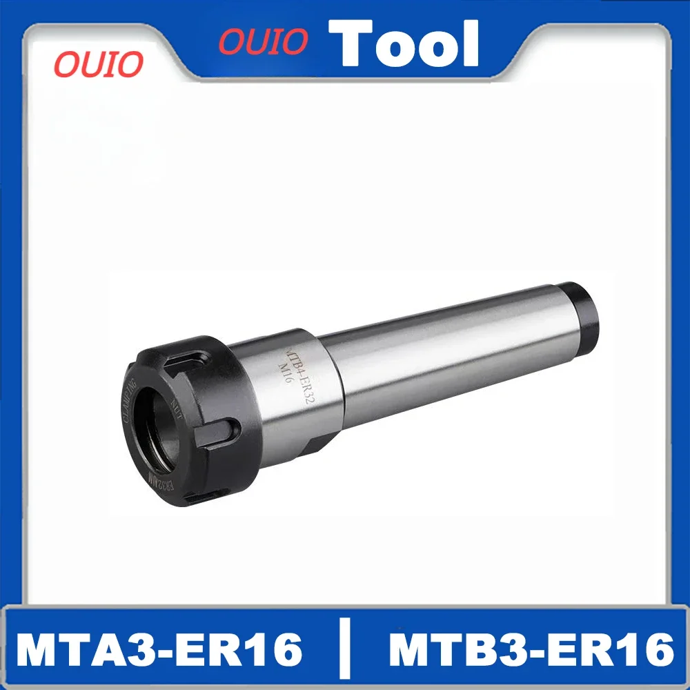 

OUIO MTA MTB MT1 MT2 MT3 MT4 Morse Taper Shank Tool Holder ER11 ER16 ER20 ER25 ER32 ER40 CNC Machining Center MT ER Tool Holder