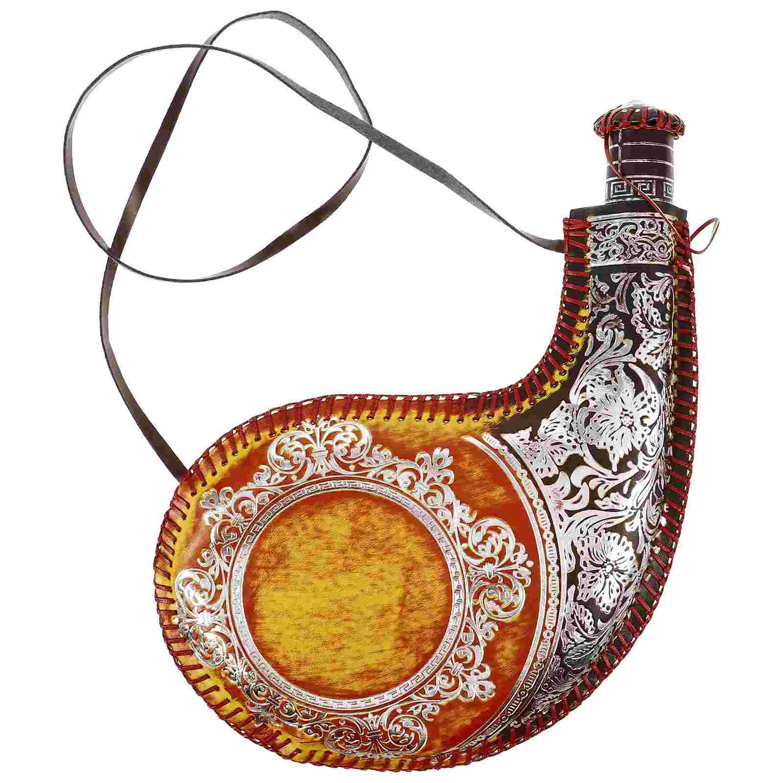 Ancient Water Bag Bota Traditional Wear-Resistant Portable Exquisite Milk Collapsible Bottle