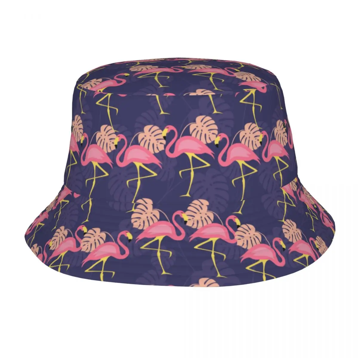 

Flamingos Hat Fashion Sun Cap Outdoor Fisherman Hat for Women and Men Teens Beach Caps Fishing Cap