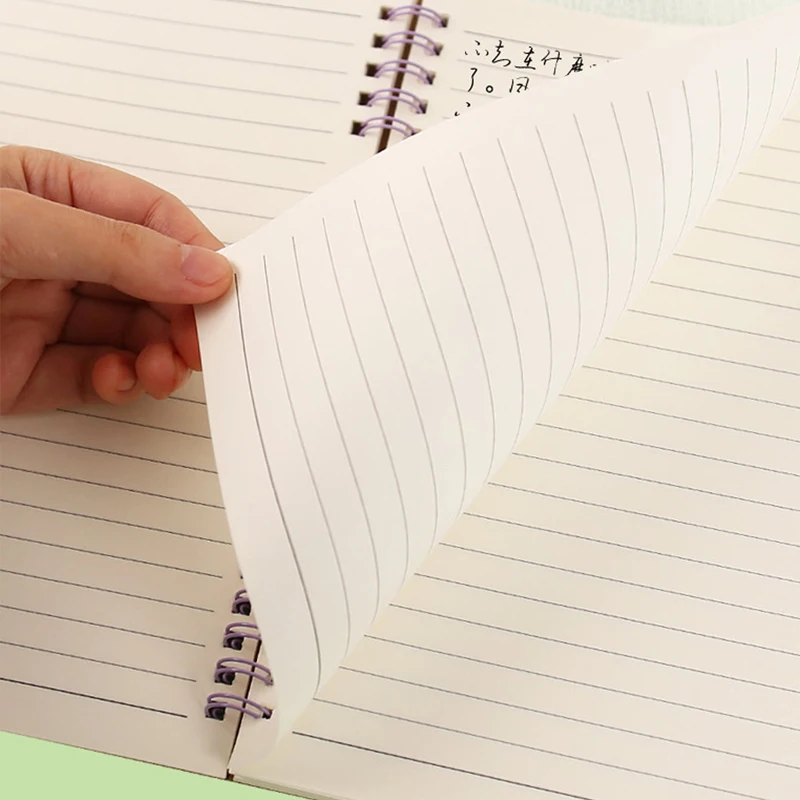 A5 Morandi Spiral Notebook coil Notepad Daily Weekly Agenda Planner Notebooks Stationery Office School Supplies
