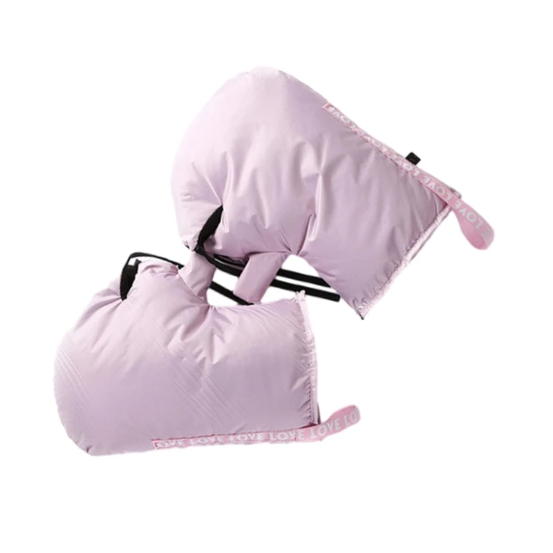 Motorcycle Handlebar Gloves Windproof Mittens Hand Warmer Cycling Scooter Handlebar Mitts Thick Hand Warm Gloves Dropship 3