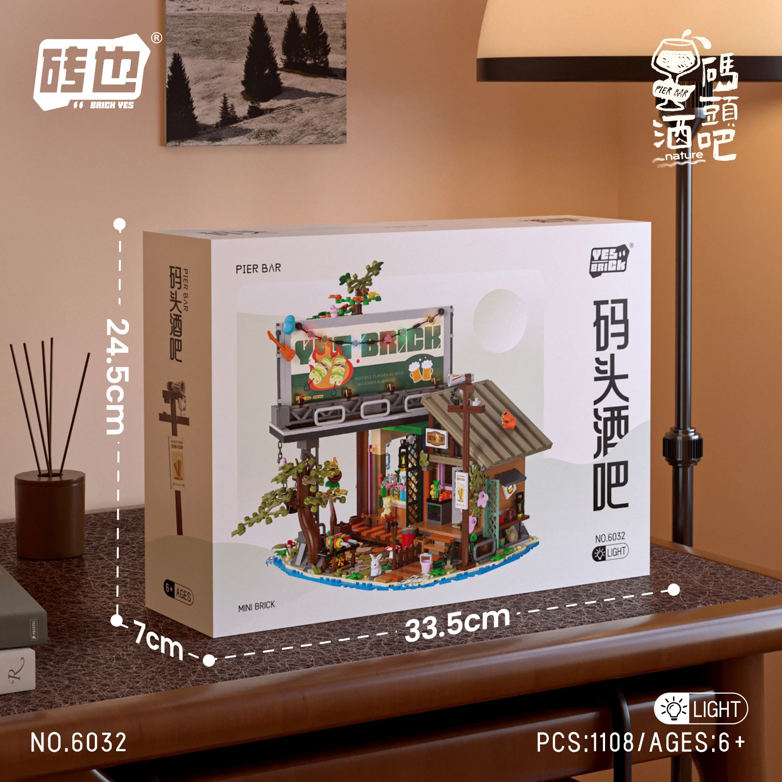 LED Building Blocks Set with Lights for Adults and Kids