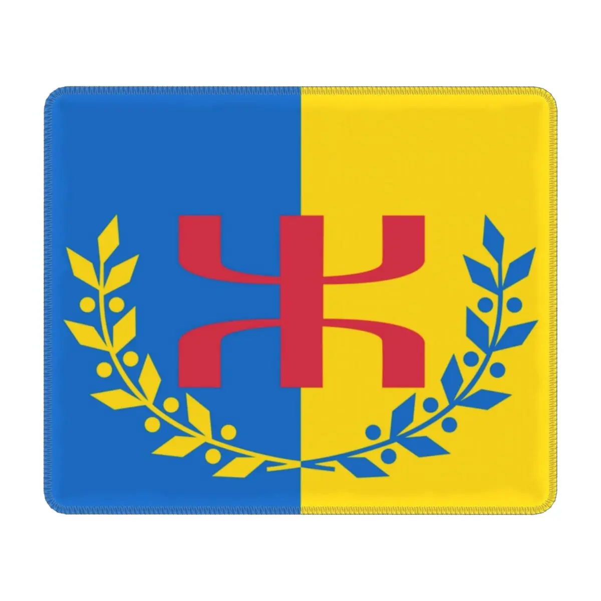 Tapis de souris de jeu au Design personnalisé, avec Base en caoutchouc  antidérapant, drapeau azigh berbère, tapis de bureau Imazighen Kabyle -  AliExpress