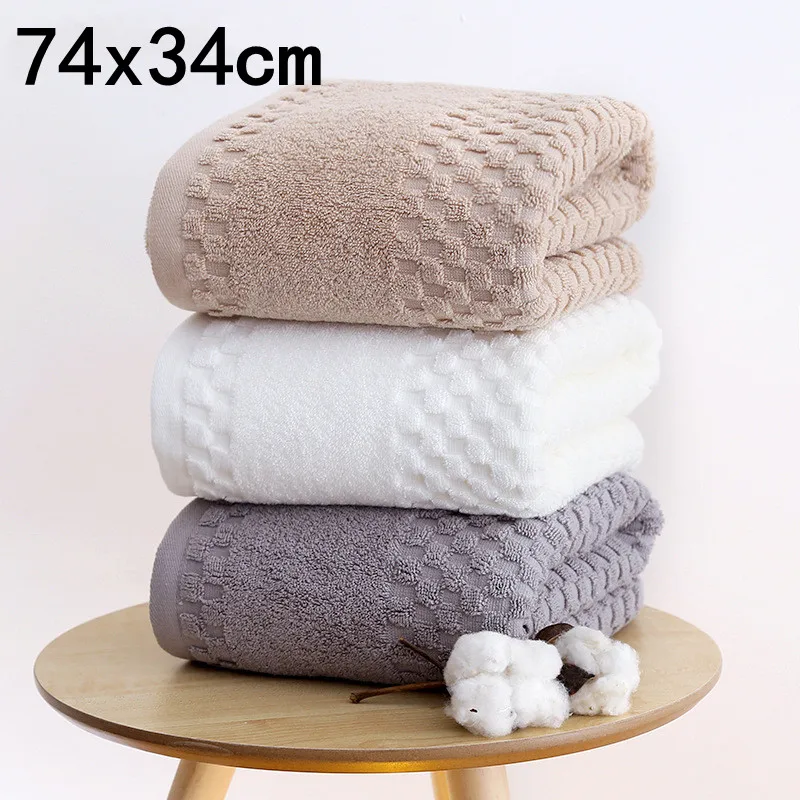 Thickened 100 cotton bath towel increases water absorption adult bath