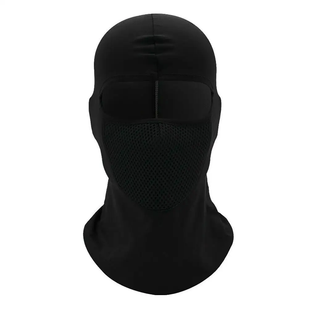 Máscara facial ciclismo capacete da motocicleta respirável sol proteção contra poeira cs completo rosto máscara ao ar livre balaclava chapéu dropshipping