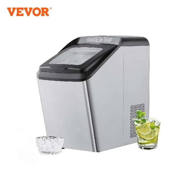 VEVOR Countertop Ice Maker Self-Cleaning Portable Ice Maker with 2 Sizes  Bullet Ice Maker with Scoop and Basket - AliExpress