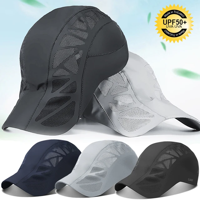 Men's Beret Hat Mesh Baseball Cap Spring Summer Quick-drying