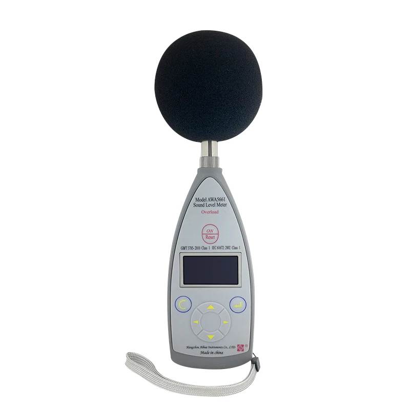 

Professional Decibel Meter Measuring Range 25dBA-140dBA sound noise level meter Class 1 High Accuracy AWA5661-1