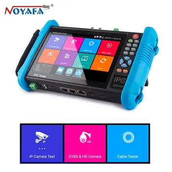 NOYAFA NF-IPC716 플러스 CCTV 네트워크 케이블 테스터 모니터 테스트, IP IPC Poe TDR RJ45 카메라 테스터, 와이파이 고속 충전 테스터
