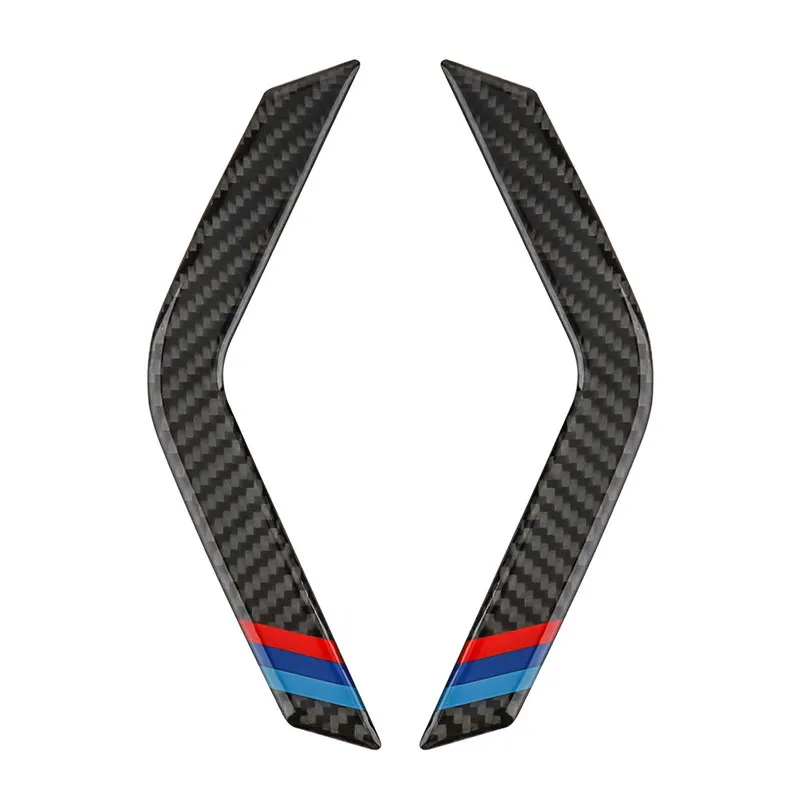2PCS 실제 탄소 섬유 자동차 후면 창 보호 스트립 커버 스티커 BMW 3 시리즈 G20 2020-2026 용 자동차 액세서리