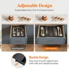 LMETJMA Expandable Cooking Utensil Organizer Tray Cutlery Silverware Flatware Holder Kitchen Utensil Storage Divider JT304 3