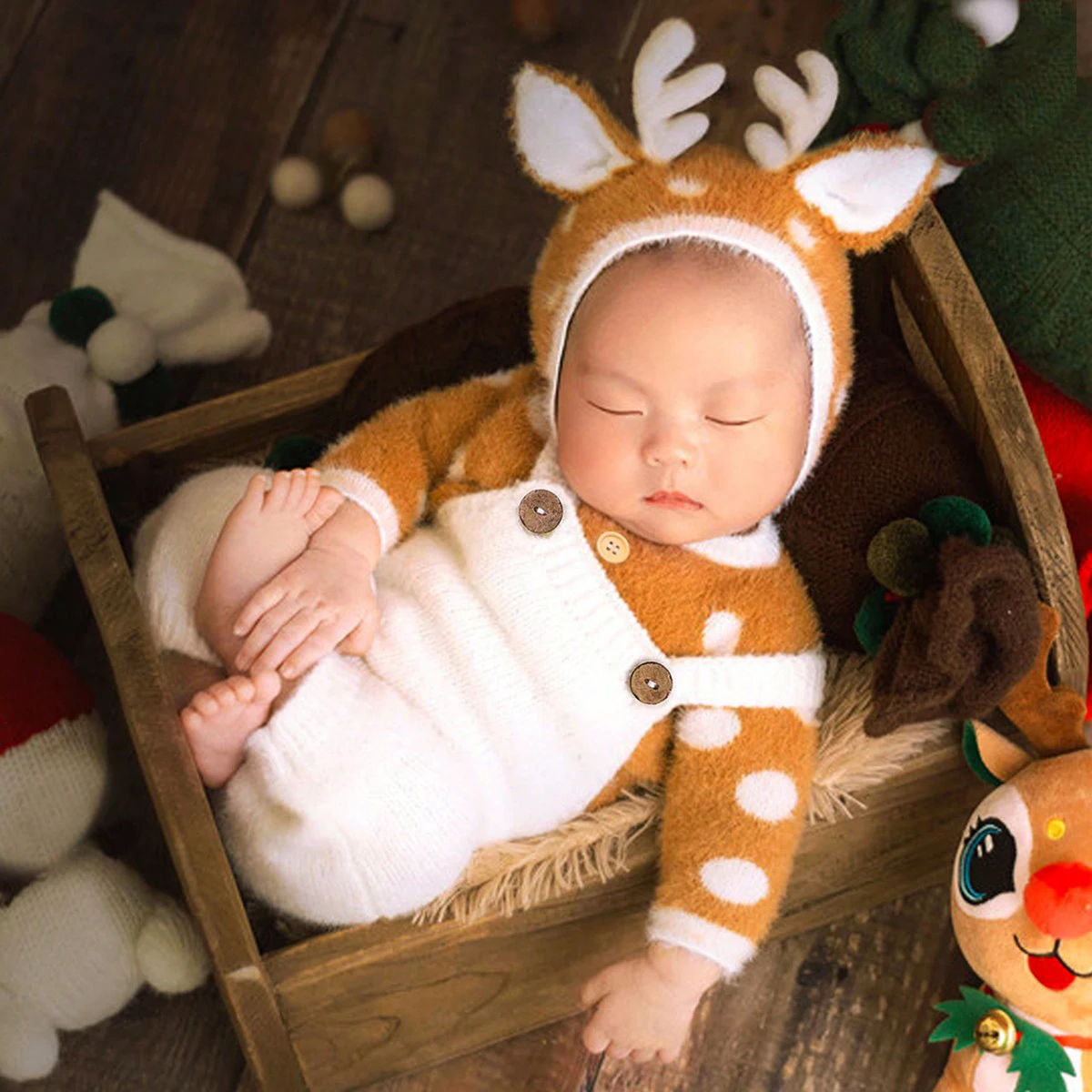 Newborn Baby Christmas Outfit for Photo Knitted Infant Pants Tops Props | eBay Newborn Baby Christmas Outfit for Photo Knitted Infant Pants Tops Props | eBay
