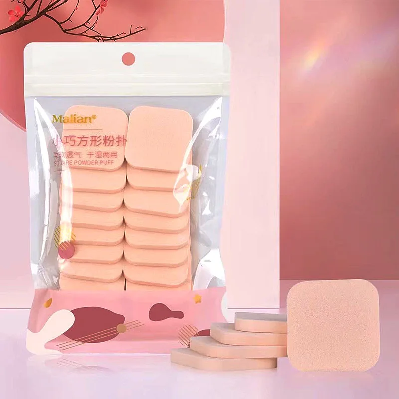 Square-Cosmetic-Puff-Set-Face-Makeup-Sponge-Powder-Puff-Washable-Fluffy ...