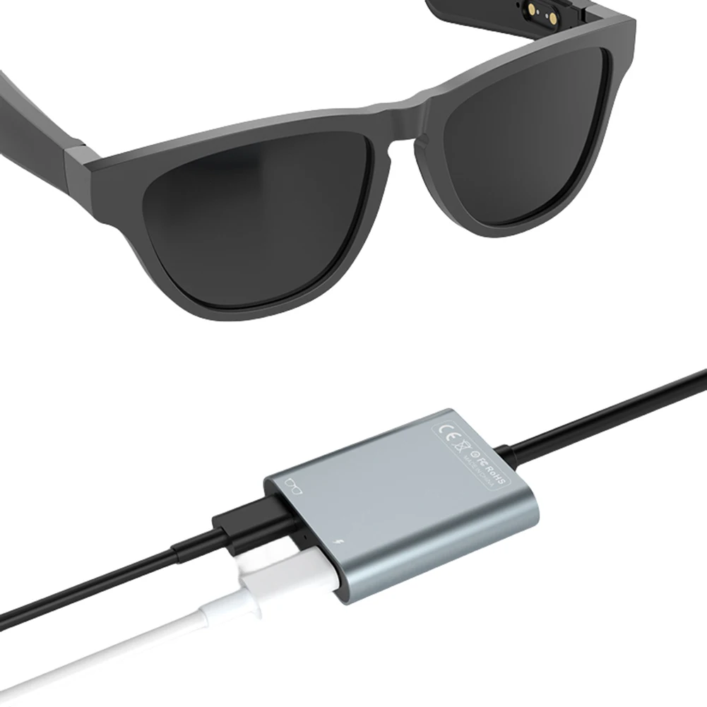 AR 안경 휴대폰 태블릿 노트북 PC용 USB C 도킹 스테이션, 2 in 1, PD100W, 데이터 전송 USB C 도크, 10Gbps C타입 어댑터