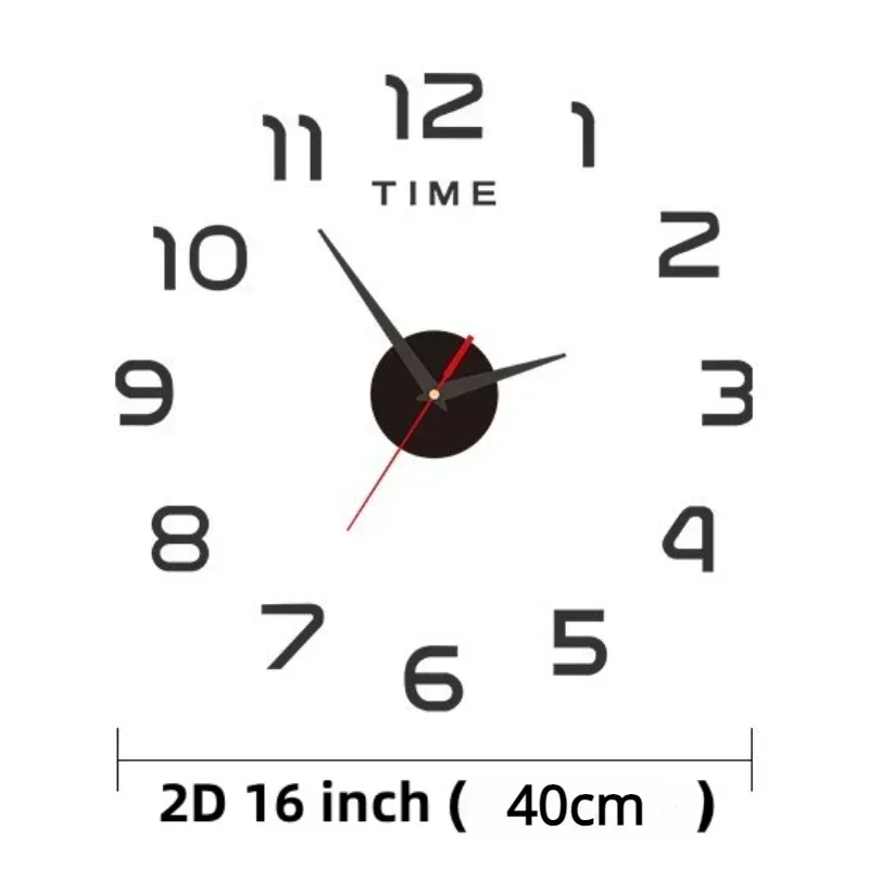 Bedroom Decoration Clock Large 3d Wall Clock Living Room Large Garden Acrylic Mirror Sticker Decoration Art Decor Clocks Digital wall clock,digital wall clock