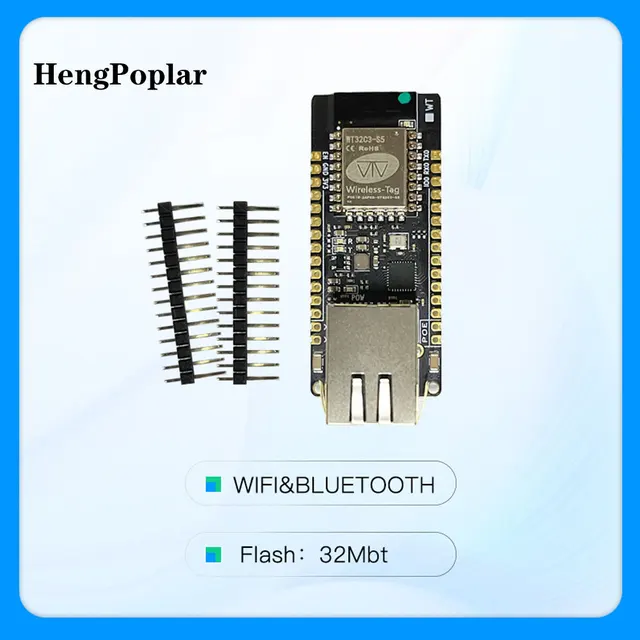 ETH01-EVO ESP32-C3 WiFi Bluetooth-совместимый Ethernet 3 в 1, шлюз IoT, резервный шлюз Poe, положение связи 3