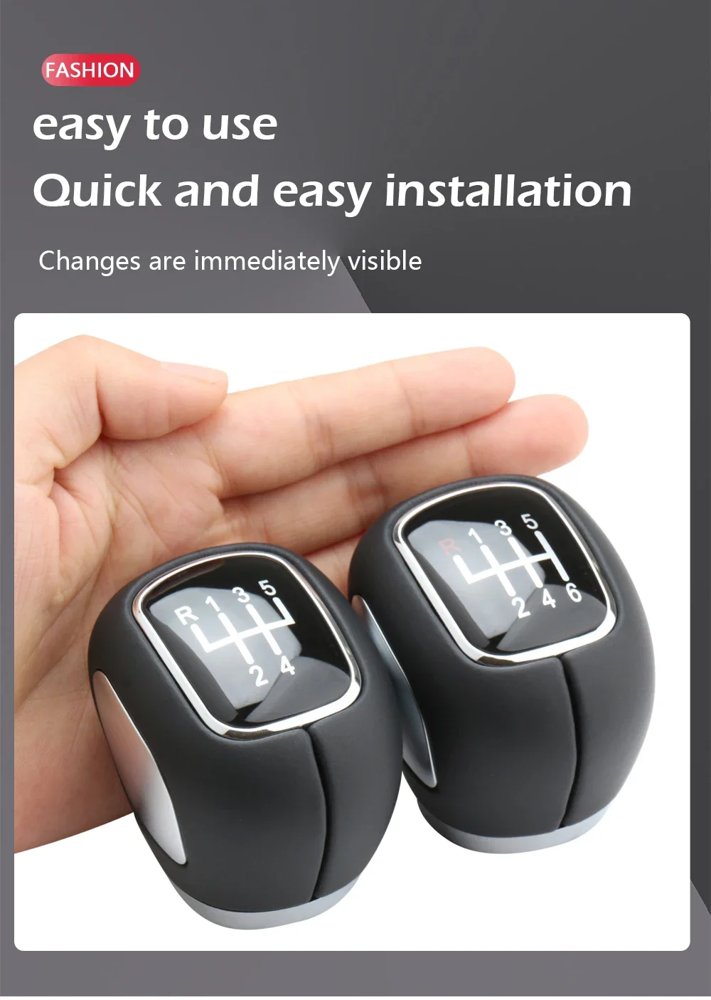 Gear Shift Knob For Chevrolet Cruze 2009 - 2015 MT 5/6 Speed Manual Transmission