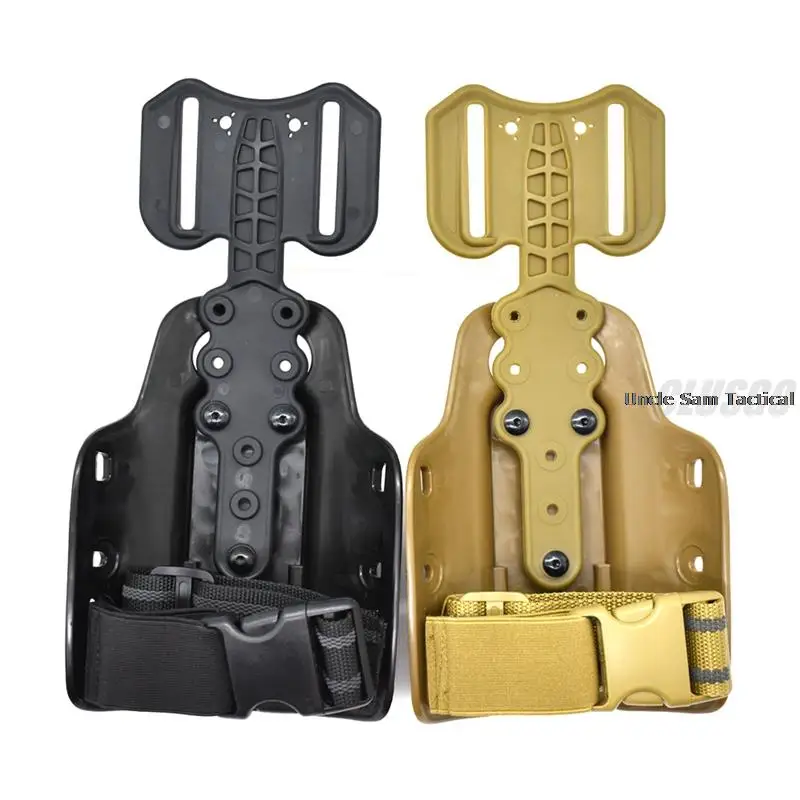 Tactical Hunting Thigh Holster Platform Drop Leg Pistol Holster Adapter for GL 17 M9 P226 P229 1911 USP Holster Accessories
