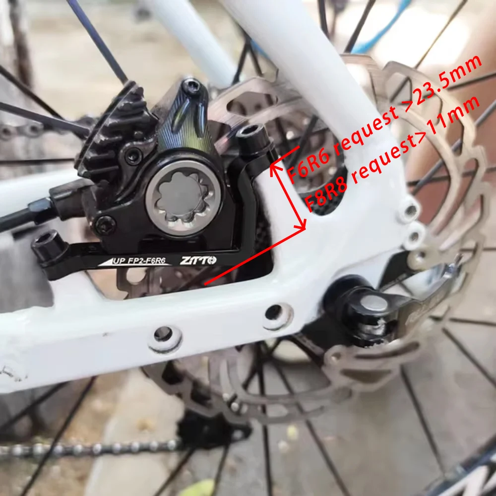 Mountain Bicycle Disc Brake ZTTO MTB Post mount to Flat Mount Disc Brake Adapter Bike Bracket IS PM to FM Caliper Bicycle Rotor Adaptor 140 160mm 180mm