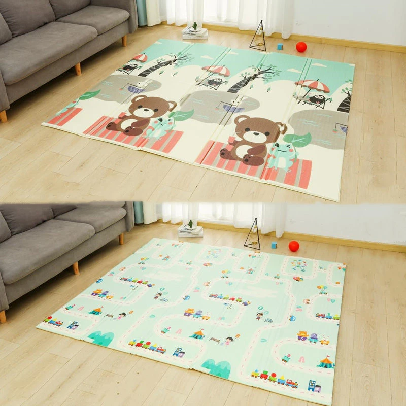 New Baby Folding Mats Play Mat for Kids Playmat 180*200*1cm Thicker