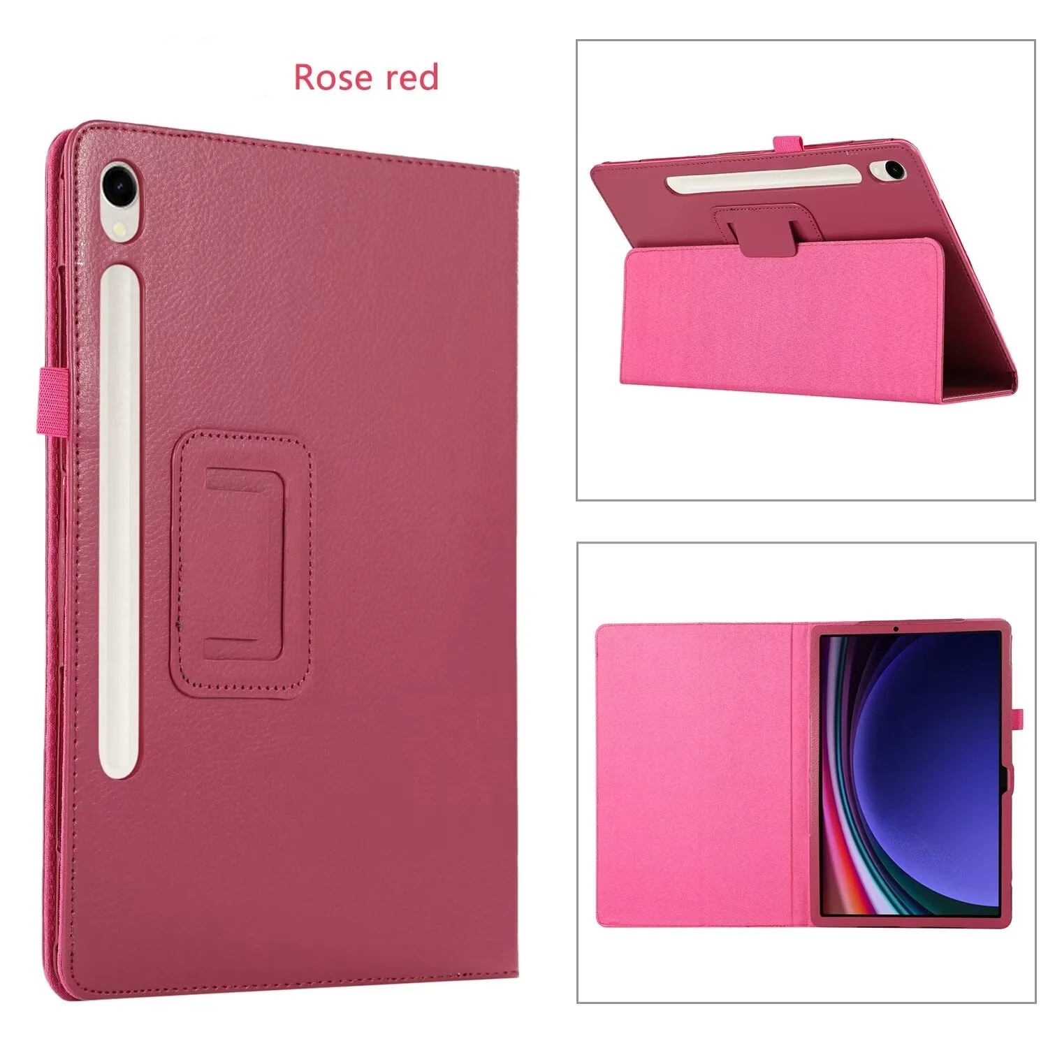 Premium PU Leather Tablet Case with Smart Cover Design