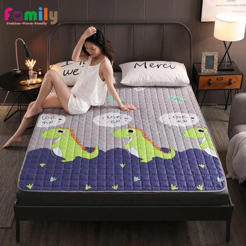 Folding Mattress Pad Tatami Soft Cotton Floor Mat Washable Anti-Slip Bedding