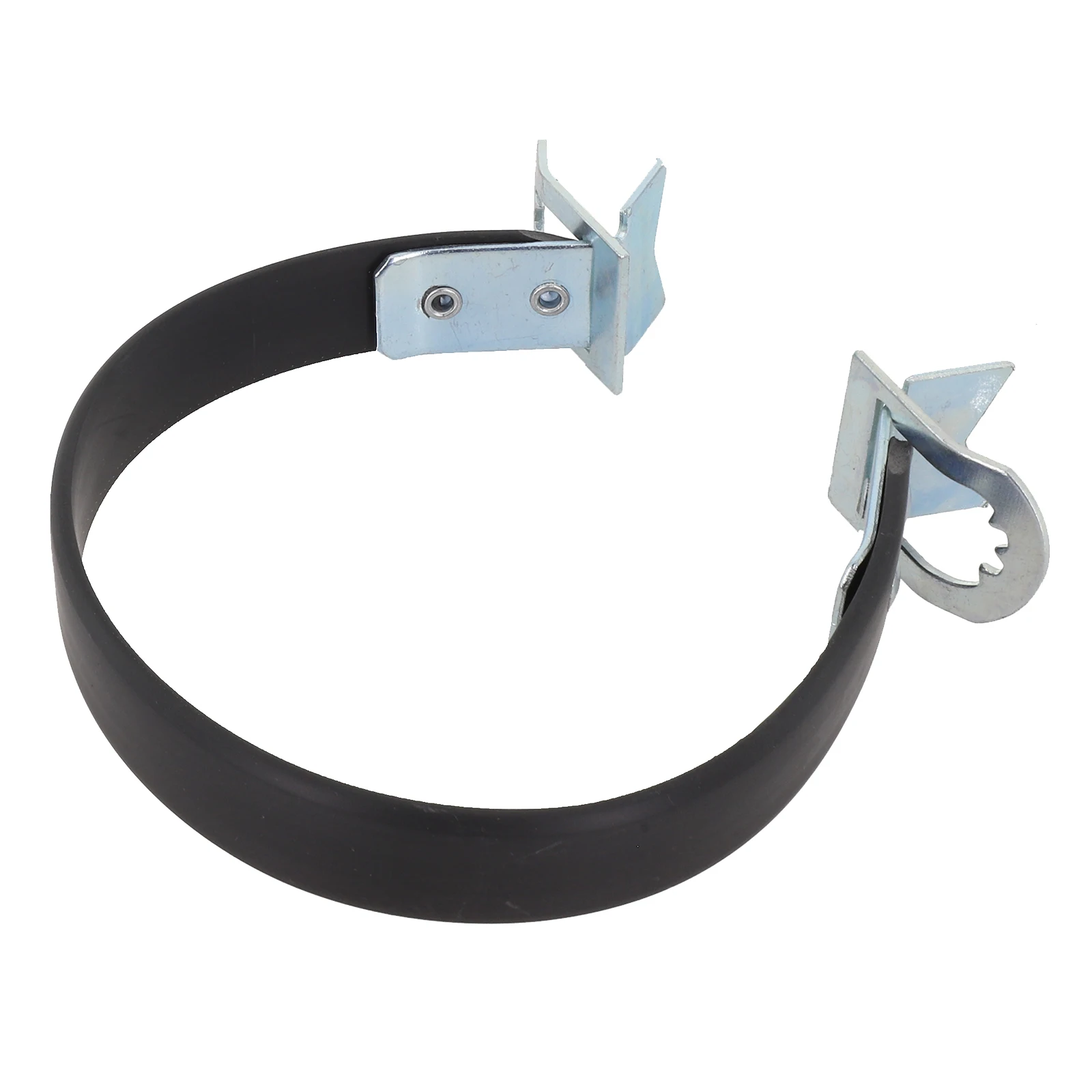 Heavy Duty 14-Inch Metal and Rubber Battery Carrier Strap with Side Lift Design