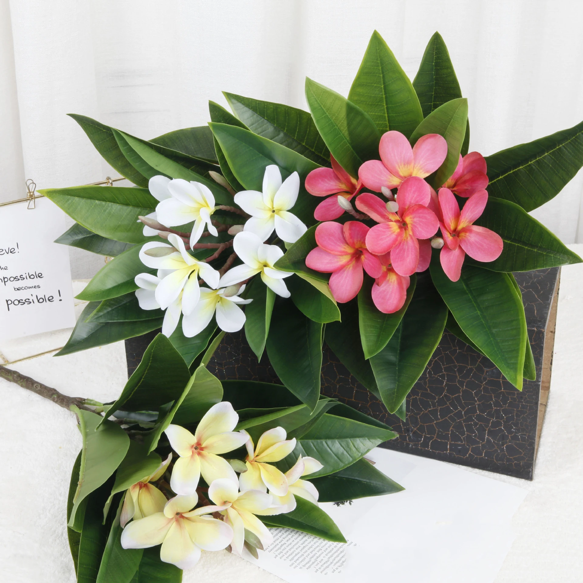 Artificial Plumeria Flowers
