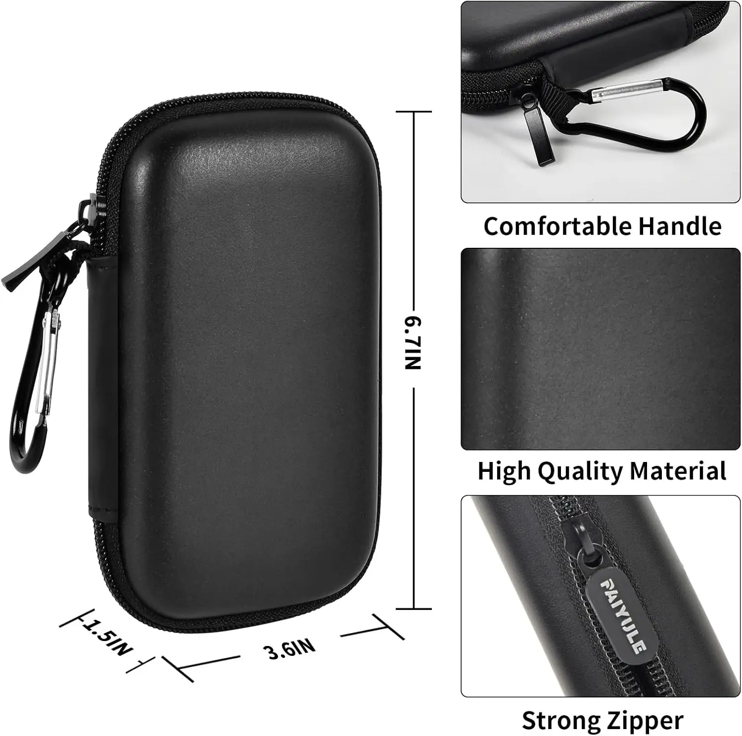 Case Compatible with SanDisk 2TB 1TB 4TB Extreme PRO/for Sandisk Extreme Portable SSD USB-C USB 3.2 Gen 2 ssd storage case