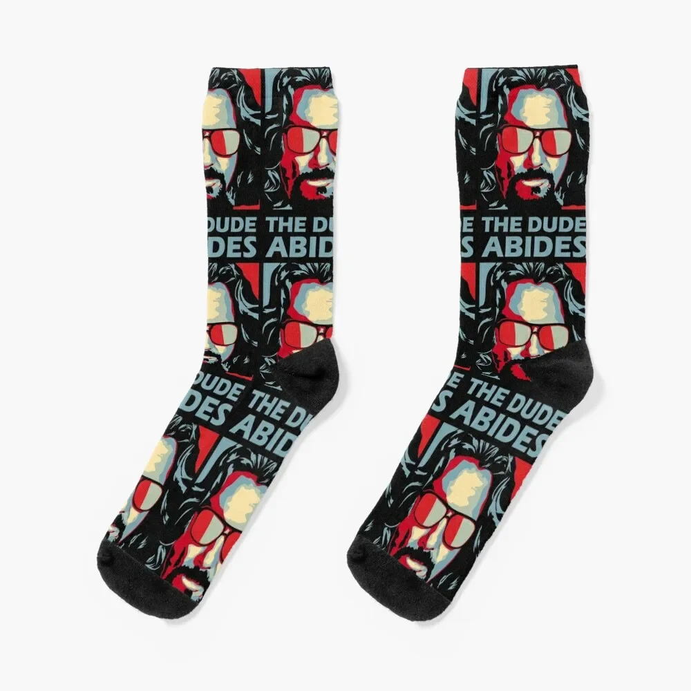 

The Dude Abides Man Socks winter gifts christmas gifts floral Toe sports Luxury Woman Socks Men's