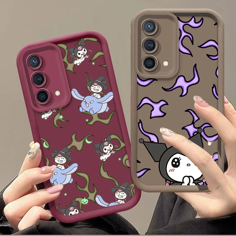 Kolomi Cute For Reno X5 X3 10 8T 7Z 6 5 Pro Plus Pro 4G 5G Liquid Eye Ladder Phone Case