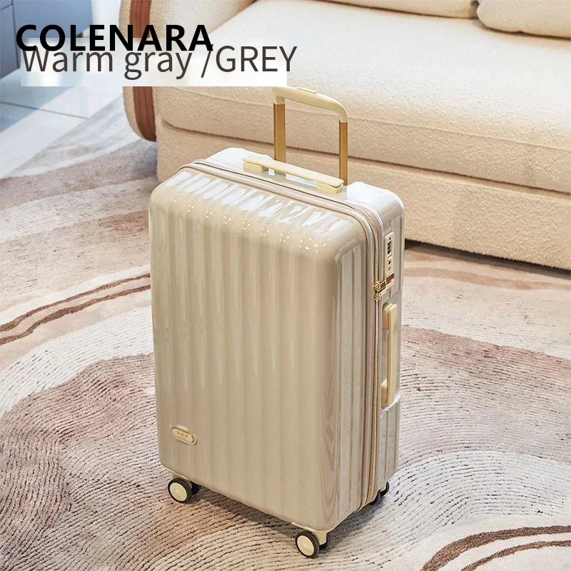 

COLENARA Luggage Travel Bag 20 Inch Boarding Case 22"24"26"28"30ABS+PC Trolley Case Large Capacity with Wheels Rolling Suitcase