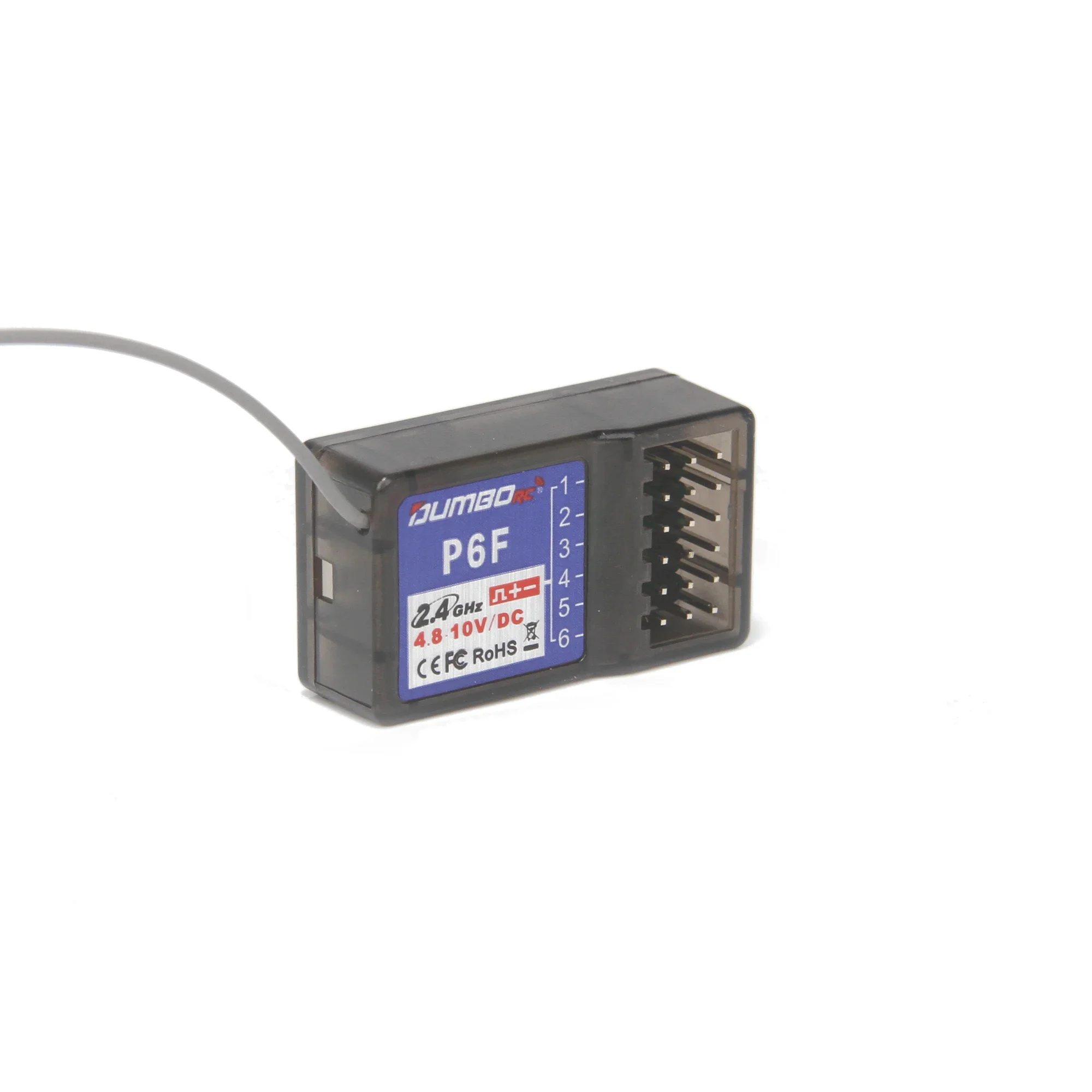 DUMBORC P6DC P10FG P4FMG P6FG MINI 4CH 6CH 10CH 10 Kanal Gyro Empfänger Spannung Rückkehr für X4 X6 Sender RC Auto Boot – Detail 9