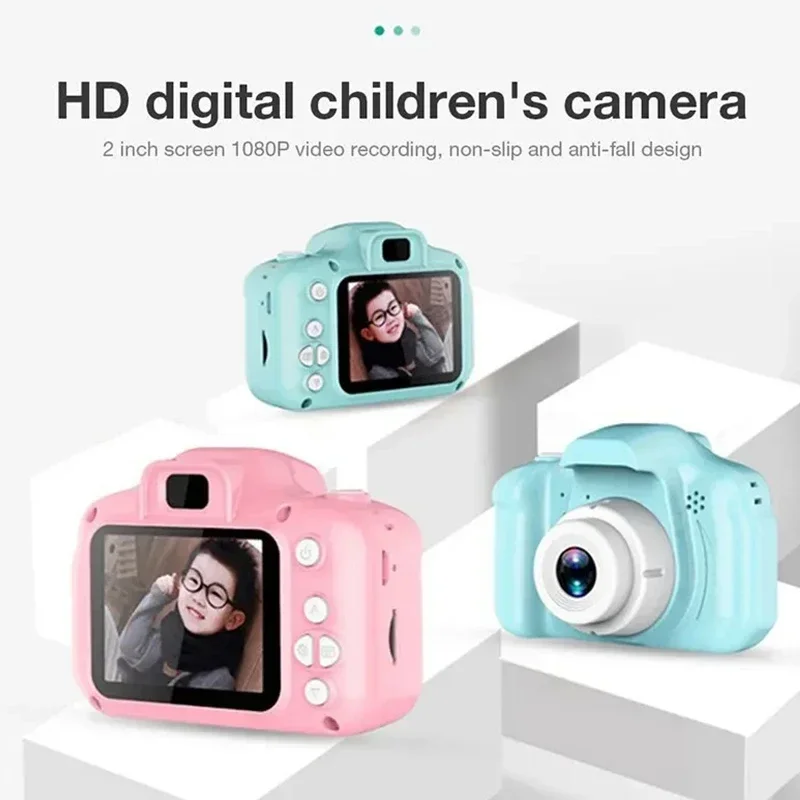 Mini Digital Camera X2 Children Can Take Pictures HD Video Small Camera Photography Kids Toys