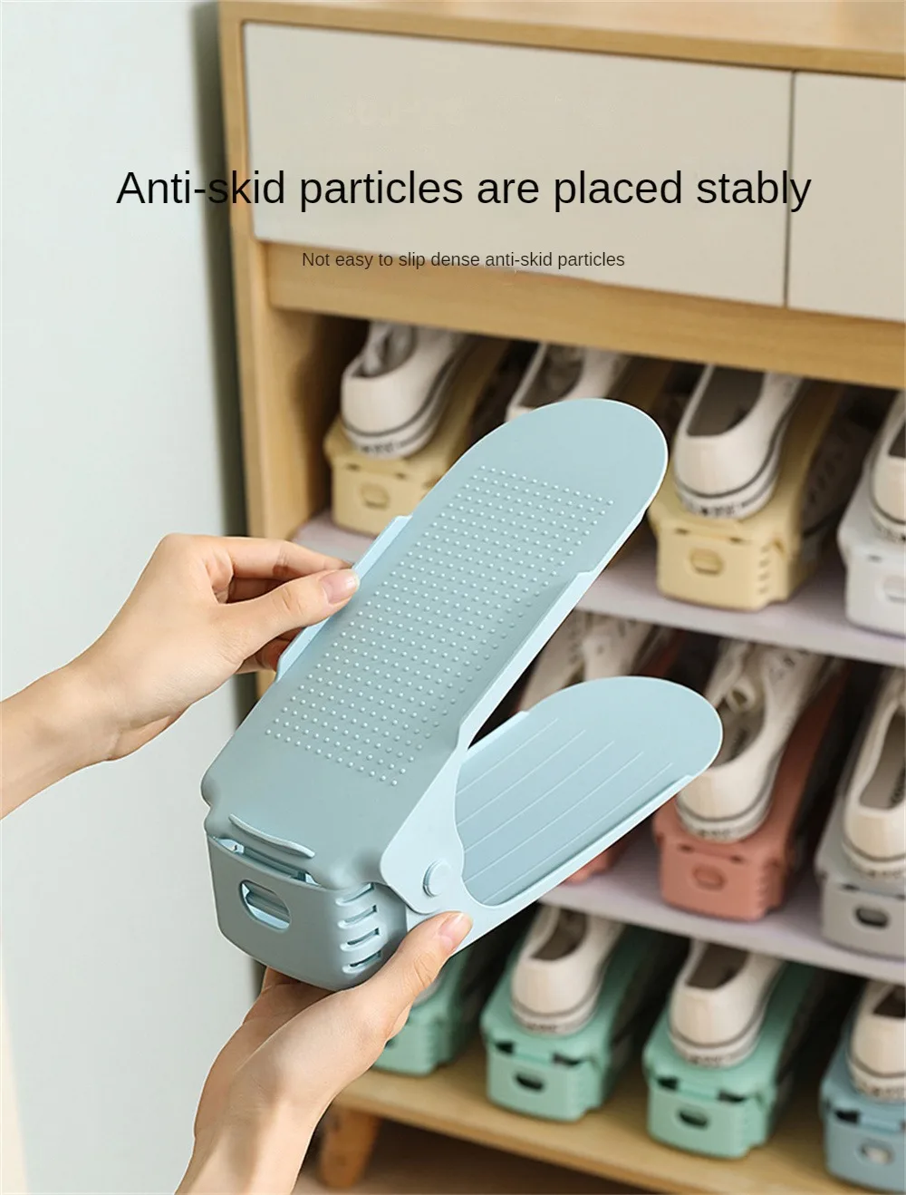 Darmlly Étagère De Rangement Pour Chaussures Peu Encombrante, Organisateur De Chaussures Réglable, Installation Facile