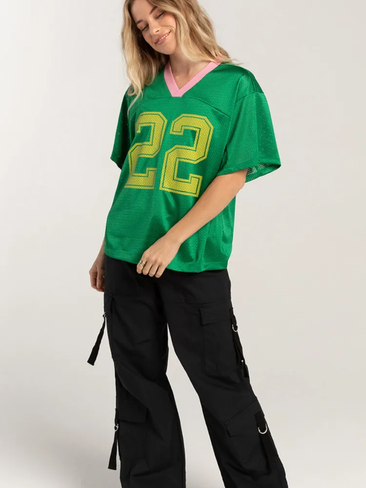 Y2K  ׸     Ƽ   Ƽ  O-neck Ʈ ƮƮ